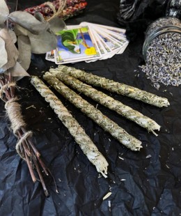 Магические свечи скрутки - белая Магические свечи скрутки - белая