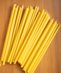 Свеча восковая желтая, № 140