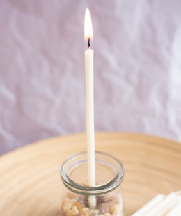 Свеча восковая белая, № 100