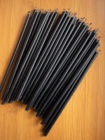 Свеча восковая черная, № 80