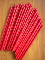 Свеча восковая красная, № 80